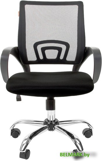 Кресло CHAIRMAN 696 Chrome (черный) - фото2