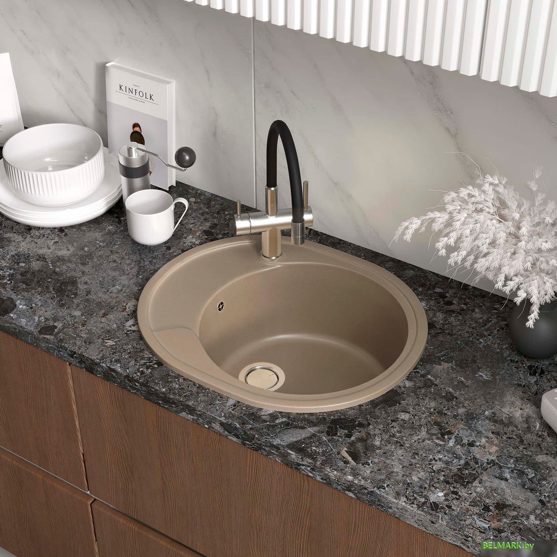 Кухонная мойка Reflexion Allonge RF0658BE - фото