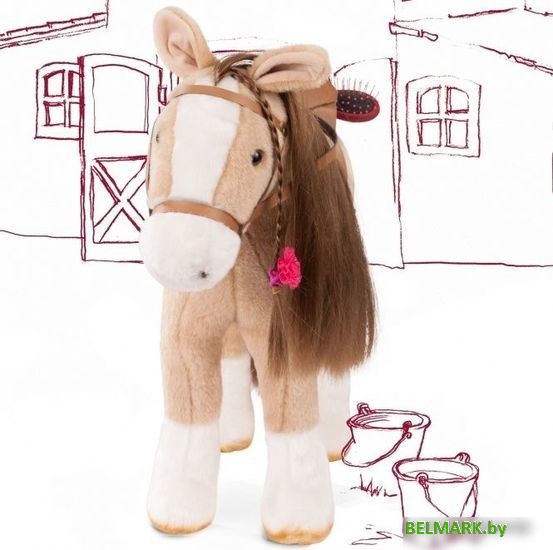 Аксессуар Gotz Лошадь с расческой 3403087 (белый) - фото