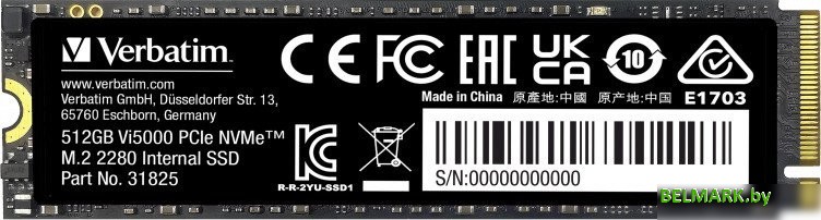 SSD Verbatim Vi5000 512GB 31825 - фото