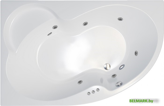 Ванна Triton Мари 170x110 R Релакс Flat (с гидромассажем) - фото