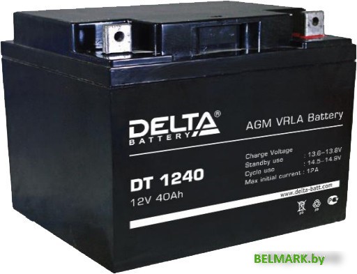 Аккумулятор для ИБП Delta DT 1240 (12В/40 А·ч) - фото