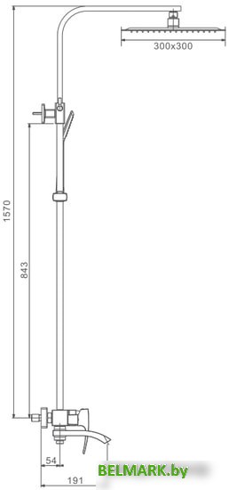 Душевая система Gappo G2407-6 - фото2