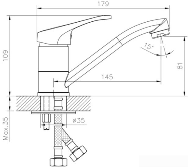 Смеситель Decoroom DR21012 - фото2