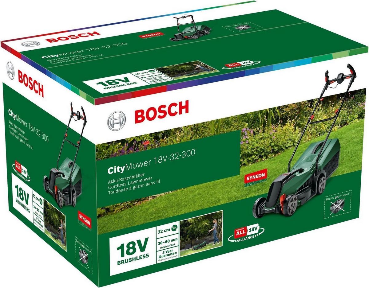 Газонокосилка Bosch CityMower 18V-32-300 06008B9A08 (без АКБ) - фото2
