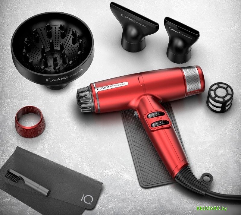 Фен GA.MA IQ Lite PH6030.RD (красный) - фото