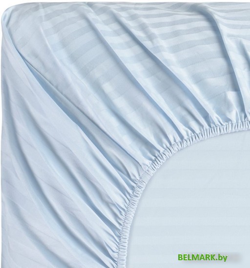 Постельное белье Sofi De MarkO Морган 160х200х30 Пр-Мг-гол-160х200х30 (голубой) - фото