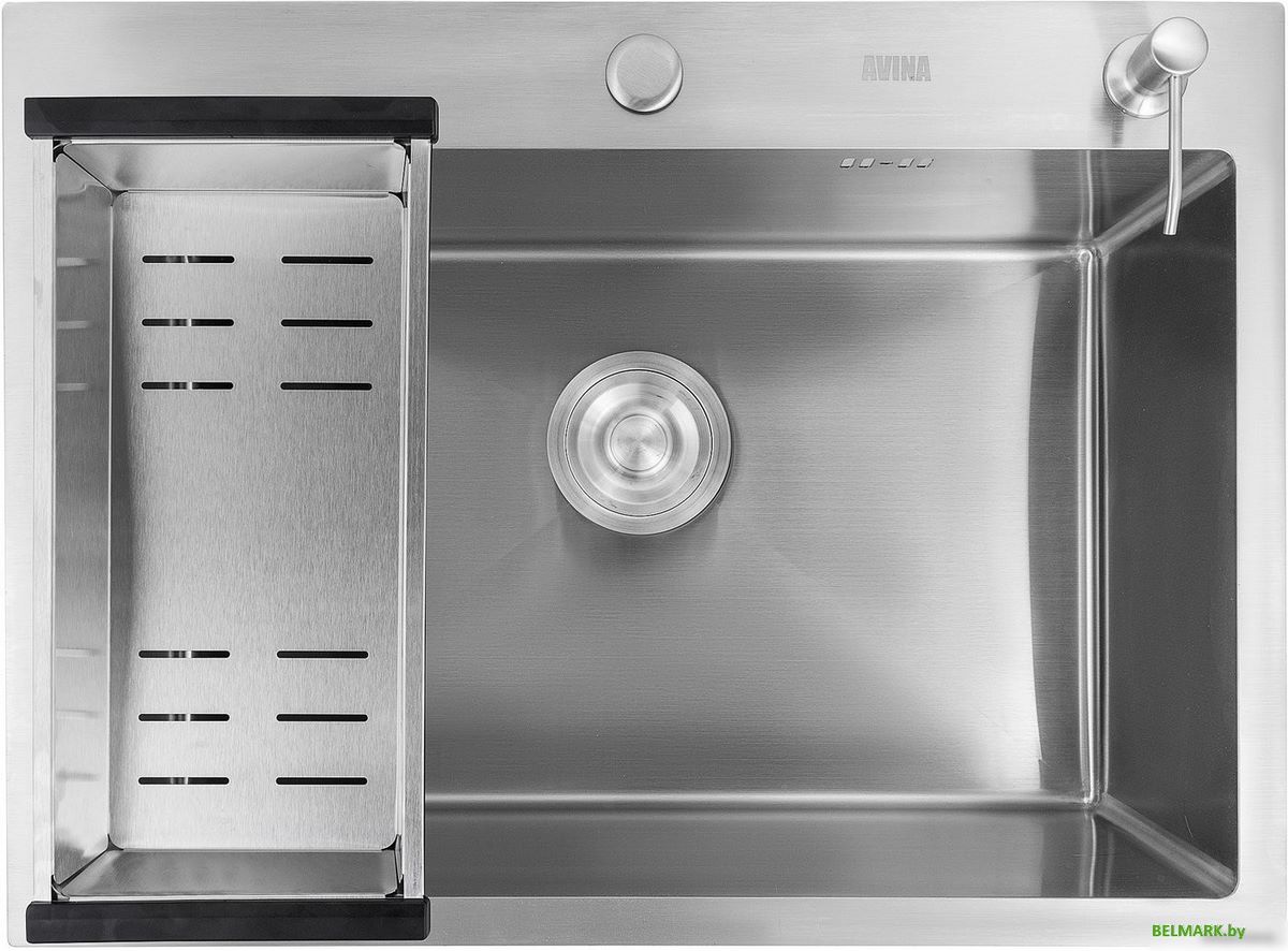 Кухонная мойка Avina HM6548 (нержавеющая сталь) - фото2