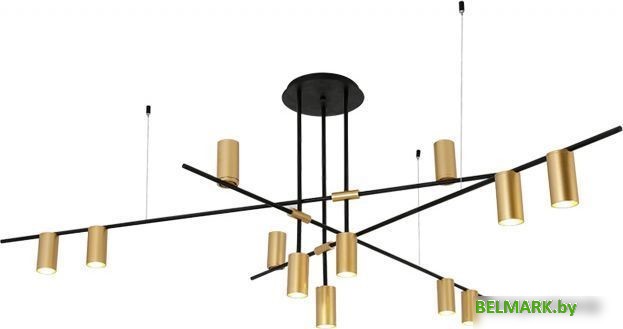 Подвесная люстра Kinklight Рия 07621-12.20 (черный/бронза) - фото