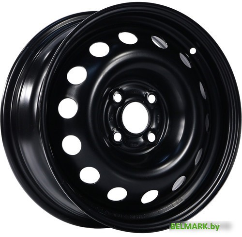 Штампованные диски TREBL 7915T 15x6" 4x100мм DIA 56.6мм ET 43мм black - фото