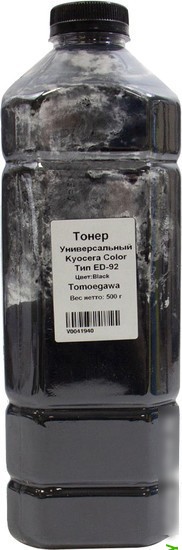 Тонер Tomoegawa Универсальный для Kyocera Color Тип ED-92 (черный) 500 г - фото