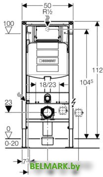 Инсталляция для унитаза Geberit Duofix UP 320 [111.300.00.5] - фото2