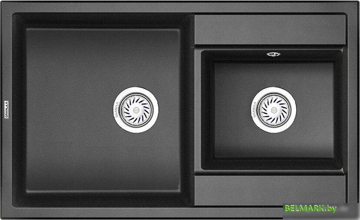 Кухонная мойка Granula GR-8201 (черный) - фото