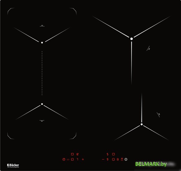 Варочная панель Backer BIH604-1T-S4 Black - фото