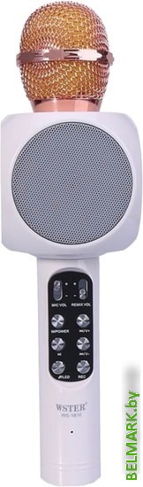 Микрофон Wster WS-1816 (белый) - фото
