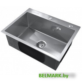 Кухонная мойка Ulgran Steel 60x45 (брашированная сталь) - фото2