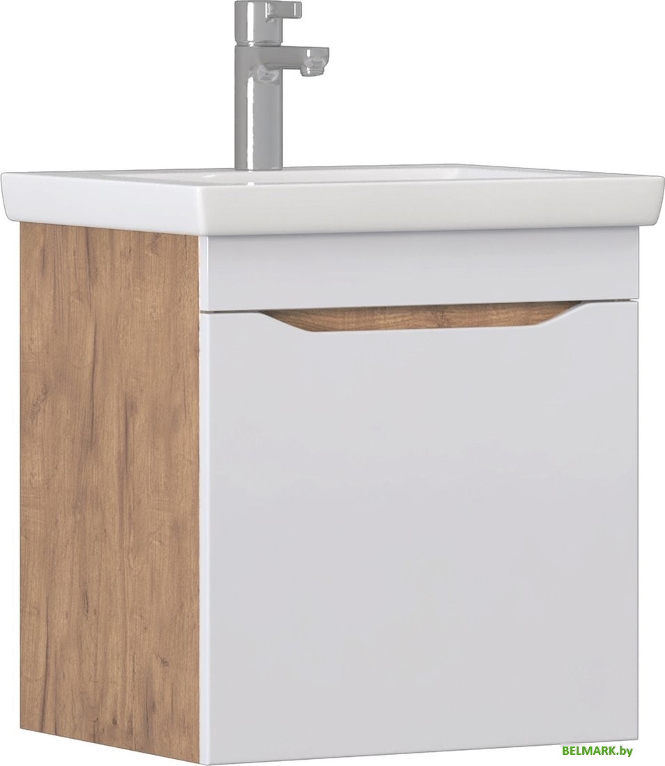 Vigo Тумба под умывальник Grani 500-0-1 Como навесная (дуб золотой) - фото