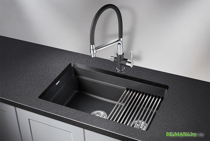 Кухонная мойка Granula KS-7304 (черный) - фото2