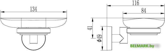 Мыльница Ledeme L1702 - фото2