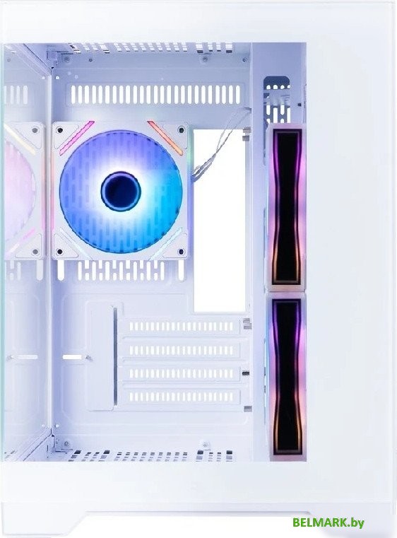 Корпус 1stPlayer MV6-TRANSPARENT ARGB (белый) - фото2