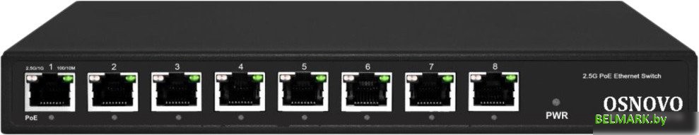 Неуправляемый коммутатор Osnovo SW-8D-1 - фото