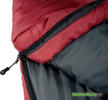 Спальный мешок High Peak TR 350 23068 (левая молния, темно-красный/серый) - фото2