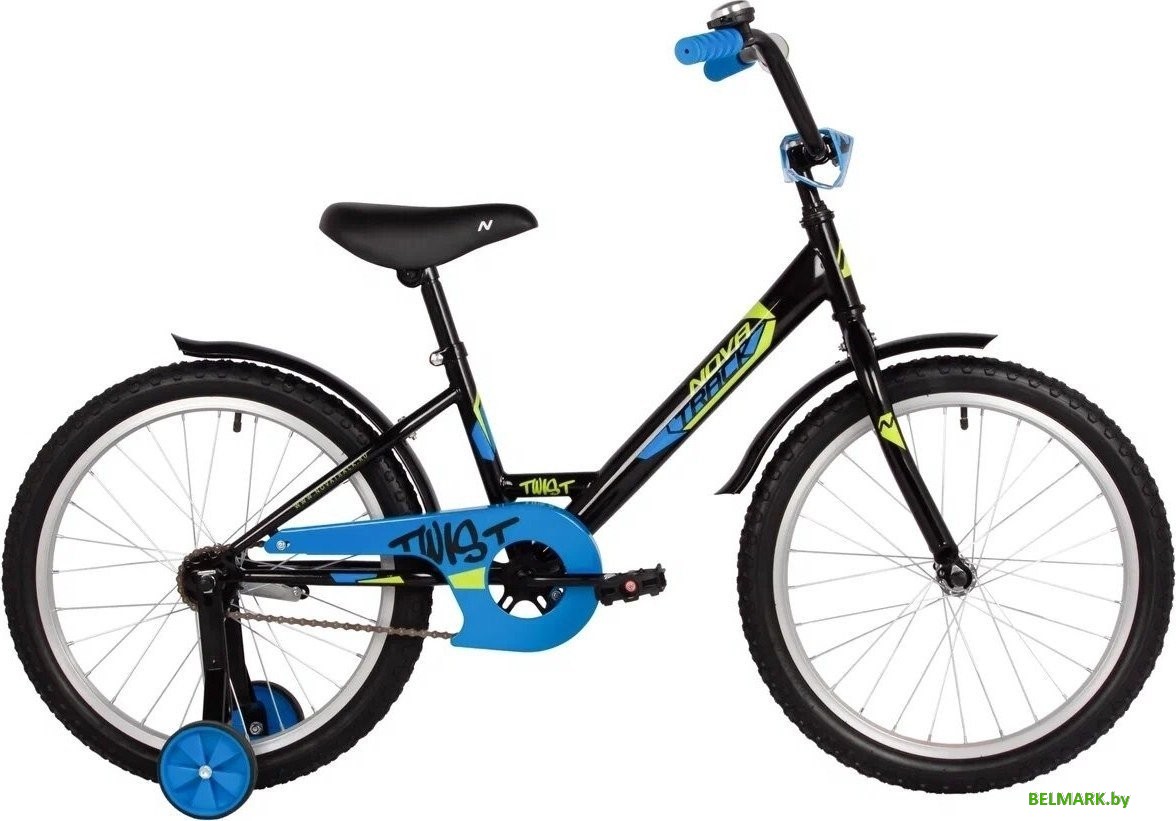 Детский велосипед Novatrack Twist 20 201TWIST.BK5 (черный) - фото2