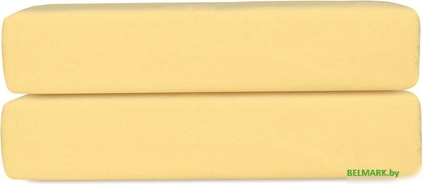 Постельное белье Tkano Essential TK24-FS0029 на резинке (светло-желтый) - фото