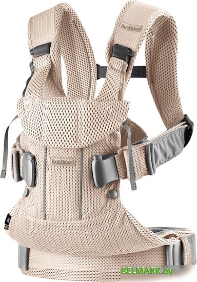Рюкзак-переноска BabyBjorn One Air Mesh (жемчужно-розовый) - фото