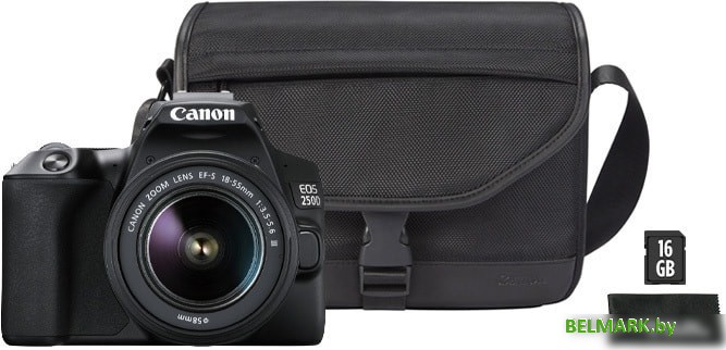 Зеркальный фотоаппарат Canon EOS 250D Kit 18-55 f/3.5-5.6 III (черный) - фото2