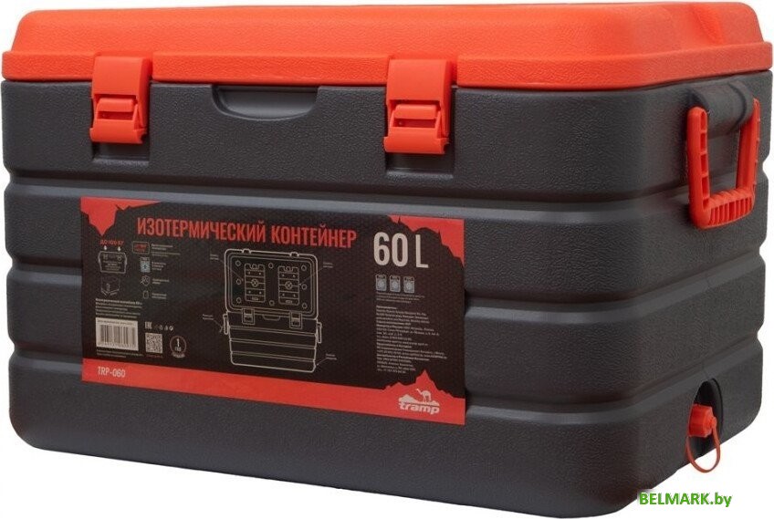 Термобокс TRAMP TRP-060 60л (черный/оранжевый) - фото2