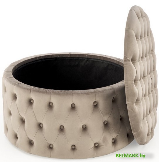 Пуфик Halmar Nunez (бежевый) - фото2