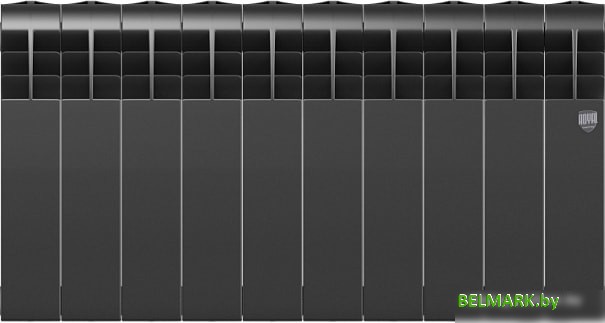 Биметаллический радиатор Royal Thermo BiLiner 350 Noir Sable (10 секций) - фото2
