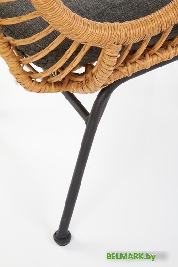 Интерьерное кресло Halmar Ikaro (натуральный/черный/серый) - фото2