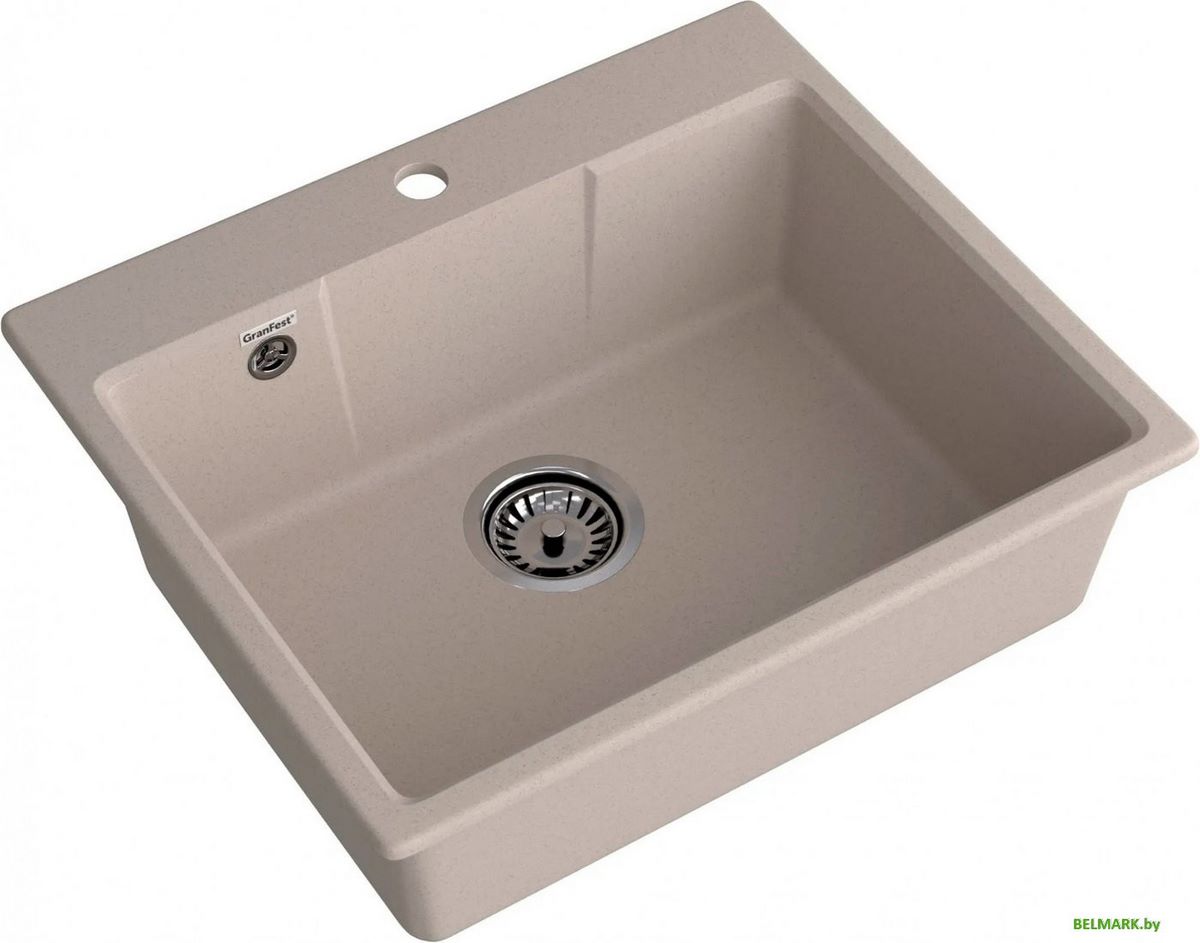 Кухонная мойка GranFest GF-UR-658 (песочный) - фото2