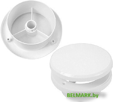 Вентиляционная решетка airRoxy Анемостат приточно-вытяжной 100 02-059 - фото