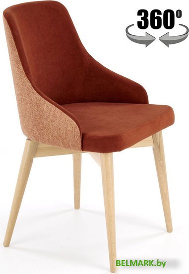 Стул Halmar Malaga Mavel 44/Stelar 54 (корица/бук) - фото