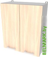 Шкаф навесной Интерлиния Компо ВШ60-720-2дв (дуб молочный) - фото