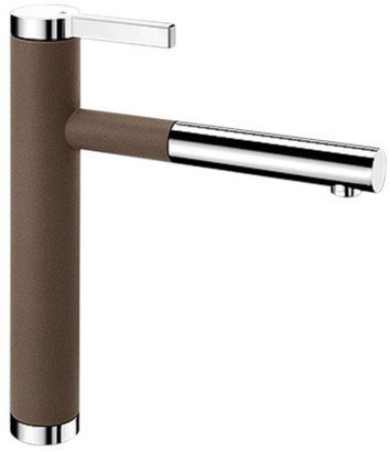 Смеситель Blanco Linee-S Silgranit (кофе) [518445] - фото
