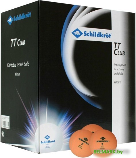 Мяч для настольного тенниса Donic-Schildkrot 2T-Club 608538 (120 шт, оранжевый) - фото2