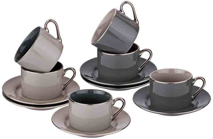 Набор чашек Lefard 86-2279 (серый) - фото