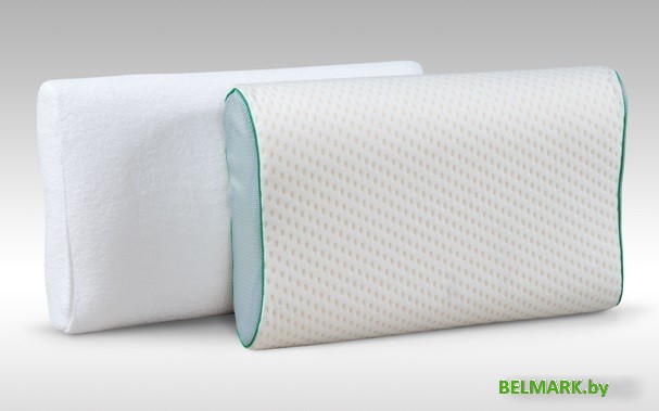 Ортопедическая подушка ИвШвейСтандарт Memory foam массажная 60x40x12 (полиэстер) - фото2