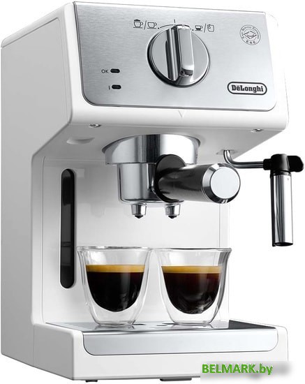 Рожковая помповая кофеварка DeLonghi Active Line ECP 33.21.W - фото