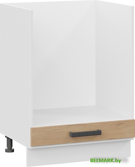 Шкаф напольный Трия Детройт 1Н6Б (белый/дуб крафт золотой) - фото
