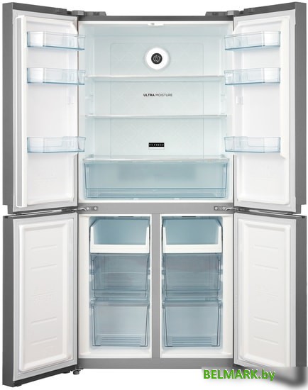 Четырёхдверный холодильник Korting KNFM 81787 X - фото2