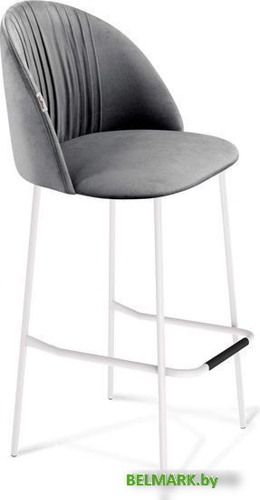 Стул Sheffilton SHT-ST35-1/S29 (угольно-серый/белый муар) - фото