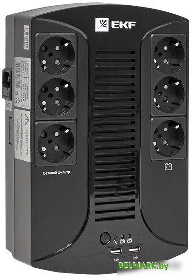 Источник бесперебойного питания EKF E-Power Home 800 ВА Proxima SSW-800 - фото