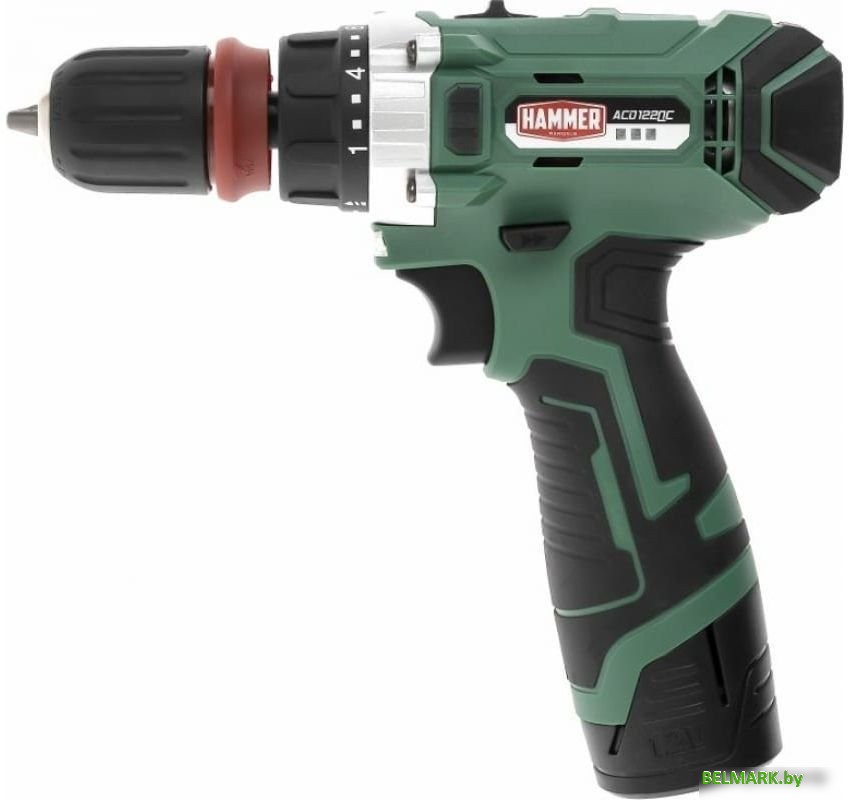 Дрель-шуруповерт Hammer ACD122QC (с 2-мя АКБ, кейс) - фото2