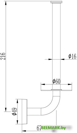 Держатель для туалетной бумаги Ledeme L1711 - фото2