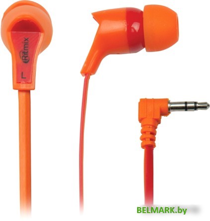 Наушники Ritmix RH-013 Orange-Red - фото